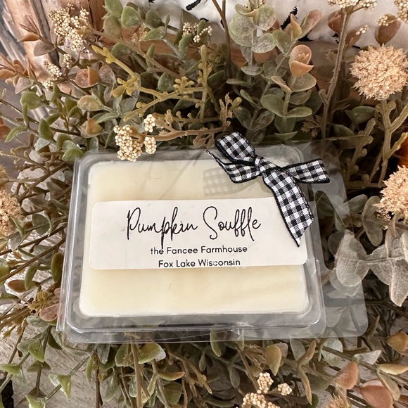 Pumpkin Soufflé soy wax melt fragrance bars Handmade by Fancee Farmhou… - Picture 3 of 5